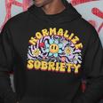 Normalize Sobriety Clean Sober Recovery 12 Steps Addict Hoodie Unique Gifts