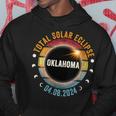 North America Total Solar Eclipse 2024 Oklahoma Usa Hoodie Personalized Gifts