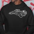 North Carolina State Map Travel Souvenir Vintage Hoodie Unique Gifts