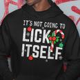 Not Going To Lick Itself Candy Cane Christmas Xmas Men Hoodie Unique Gifts