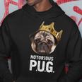 Notorious PUG Cute Rap Parody Pug Dog Hoodie Unique Gifts