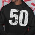 Number 50 Vintage 50Th Birthday Party 50 Years Old Hoodie Unique Gifts