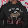 Nur Ein Mädchen Das Donsel Liebt Farm Hoodie Lustige Geschenke