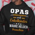 Opas Weil Enkelkinder Wahre Helden Brauchen Großfather Kapuzenpullover Lustige Geschenke