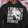 I Do All My Own Stunts Climbing Tree Work Arborist Hoodie Unique Gifts