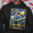 Paducah Kentucky Total Solar Eclipse 2024 Starry Night Hoodie Unique Gifts