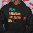 Papa Grillmeister Ehemann Held Kapuzenpullover Lustige Geschenke