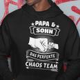 Papa Sohn Das Perfekte Chaos Team Father Partner Look S Kapuzenpullover Lustige Geschenke