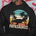 Papasaurus T-Rex Papa Dad Dino Dinosaur Kapuzenpullover Lustige Geschenke