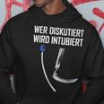 Paramedic Wer Diskuiert Wird Intubiert Paramedic S Hoodie Lustige Geschenke