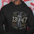 Party Like Its 1347 Plague Doctor Retro Vintage Chill Hoodie Unique Gifts