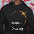 Path Of Totality America Total Solar Eclipse 2024 Dallas Hoodie Unique Gifts