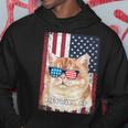 Patriotic Cat Meowica Af 4Th Of July Usa American Flag Hoodie Unique Gifts