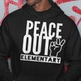 Peace Out Elementary School Off To Middle School Hoodie Unique Gifts