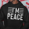 I Come In Peace Im Peace Matching Couple Hoodie Funny Gifts