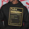 Pedro Nutrition Facts Father's Day For Pedro Hoodie Unique Gifts