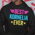 Personalisiertes Hoodie Beste Kornelia Ever, Buntes Design Lustige Geschenke