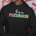 Piecemaker Crochet Team Quilting Sewing Quilt Making Crew Hoodie Unique Gifts