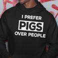 Pigs Over People Animal Farm Farmer Rancher Hoodie Unique Gifts