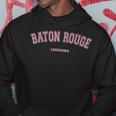 Pink Baton Rouge Louisiana La Varsity Style On Baton Rouge Hoodie Unique Gifts