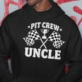 Pit Crew Uncle Race Car Birthday Party Racing Men Hoodie Funny Gifts