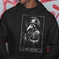 Plague Doctor Tarot Card Horror Death Occult Satanic Hoodie Unique Gifts