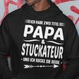 Plaster Two Titel Papa Und Stuckateur Kapuzenpullover Lustige Geschenke