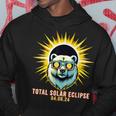 Polar Bear Watching Total Solar Eclipse Hoodie Unique Gifts