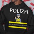 Polizfi Der Anzeigenhauptmeister Distributes Nodules Meme Hoodie Lustige Geschenke