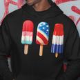 Popsicle Us American 4Th Of July Popsicle Red White & Blue Hoodie Personalized Gifts