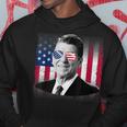 President Reagan Usa Flag Patriotic American 4Th Of July Hoodie Unique Gifts