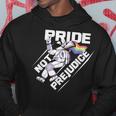 Pride Not Prejudice Astronaut Lgbtq Flag Gay Pride Hoodie Unique Gifts