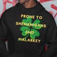 Prone To Shenanigan's Happy St Patrick's Day Fun Irish Hoodie Funny Gifts