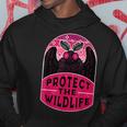 Protect The Wildlife Mothman Vintage Cryptid Hoodie Unique Gifts