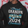 Proud Grandpa Of A Class Of 2024 Graduate Senior 2024 Hoodie Funny Gifts