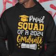 Proud Squad Of A 2024 Graduate Class Of 2024 Graduation Hoodie Unique Gifts