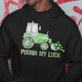Pushing My Luck Construction Worker St Patrick's Day Boys Hoodie Personalized Gifts