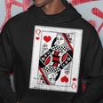 Queen Of Hearts Valentines Day Cool V-Day Couple Matching Hoodie Funny Gifts