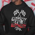 Race Car Daddy Of The Birthday Boy Racing Family Pit Crew Hoodie Unique Gifts