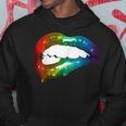 Rainbow Lips Cute Artful Make-Up Addicts Hoodie Unique Gifts