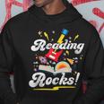 Reading Rocks Quotes For National Reading Month 2024 Hoodie Unique Gifts