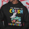 Ready To Crush Easter Eggs Dino Monster Truck Toddler Boys Hoodie Unique Gifts