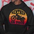 Rentner On Tourintage Motorcycle Biker Hoodie Lustige Geschenke