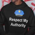Respect My Authority Police Themed Hoodie Unique Gifts