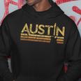 Retro Austin Texas Music Hoodie Unique Gifts