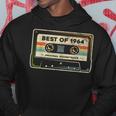 Retro Best Of 1964 Mixtape Vintage Cassette For 55 Birth Hoodie Lustige Geschenke