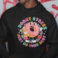 Retro Donut Stress Just Do Your Best Staar Testing Hoodie Unique Gifts