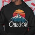 Retro Oregon Or Mountains Outdoor Wildness Hoodie Unique Gifts