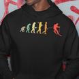 Retro Skiing Evolution For Skiers Hoodie Lustige Geschenke