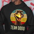 Retro Team Dodo Hoodie mit Vintage Sonnenuntergang und Vogel Design Lustige Geschenke